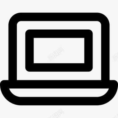 笔记本电脑mintabios2轮廓线性图标图标