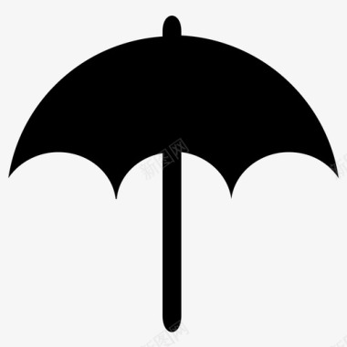 伞阳伞防护图标图标