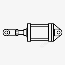 scs气缸液压气动图标图标