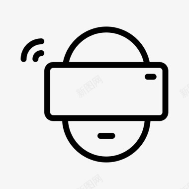 虚拟现实设备硬件图标图标