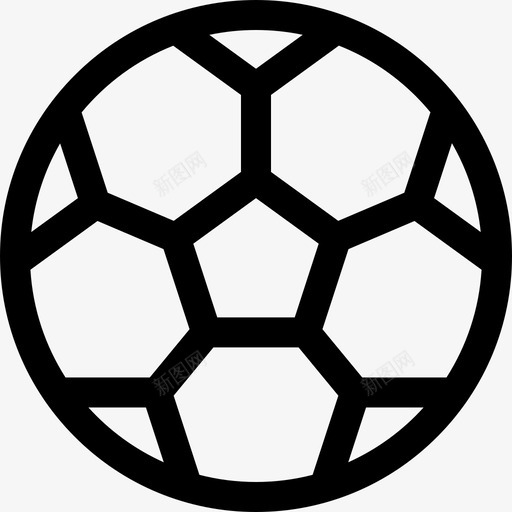 足球大学21直线图标svg_新图网 https://ixintu.com 大学21 直线 足球