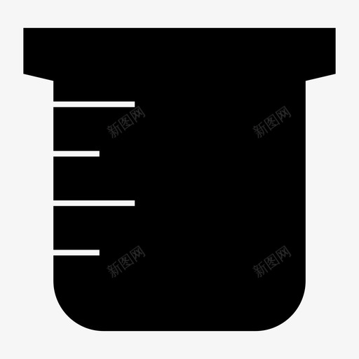 烧杯烧瓶测量图标svg_新图网 https://ixintu.com 学校 测量 烧杯 烧瓶
