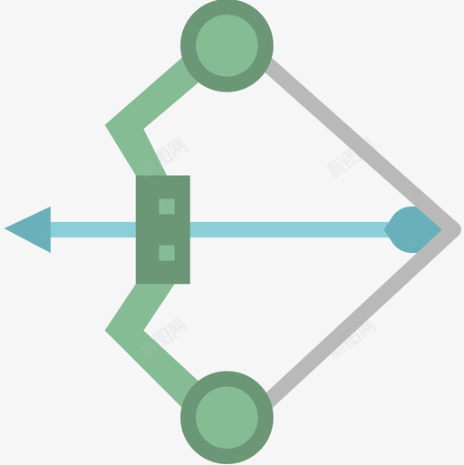 射箭运动77平板图标svg_新图网 https://ixintu.com 射箭 平板 运动77