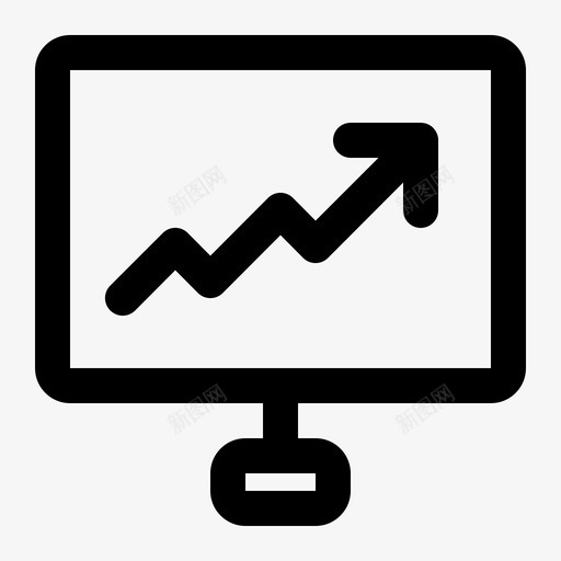 幻灯片商务计算机图标svg_新图网 https://ixintu.com 商务 幻灯片 战略 计算机 金融 金融和商务