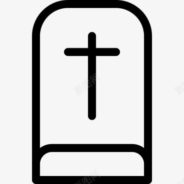 墓碑所有圣徒日直系图标图标