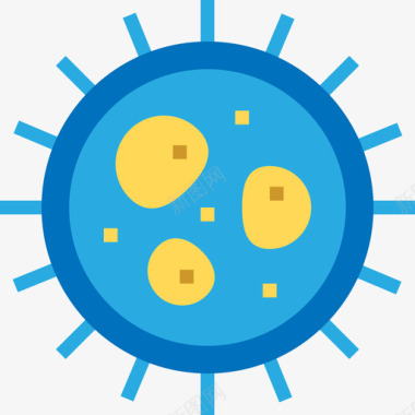 细胞科学48扁平图标图标