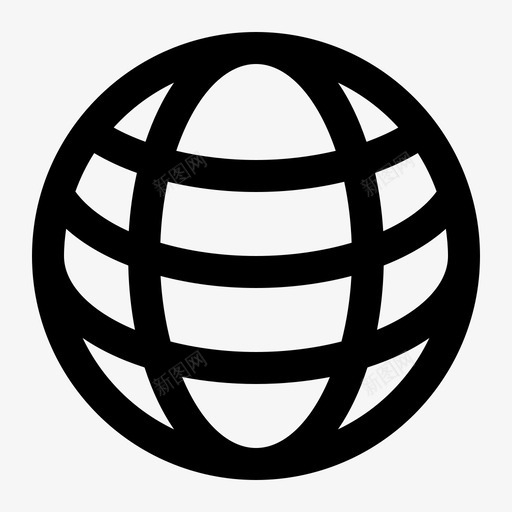 全球化网格互联网图标svg_新图网 https://ixintu.com 世界 互联网 全球 全球化 网格