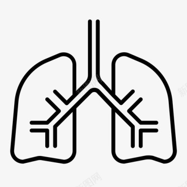 肺身体部位炉灶图标图标
