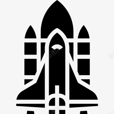 宇宙飞船空间83填充图标图标
