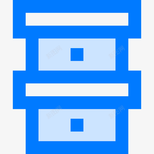 89个蓝色办公室图标svg_新图网 https://ixintu.com 89个蓝色办公室