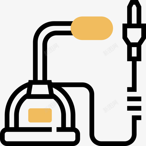 麦克风计算机技术2黄色阴影图标svg_新图网 https://ixintu.com 计算机技术2 麦克风 黄色阴影