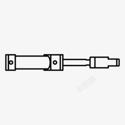 ca气缸液压气动图标图标