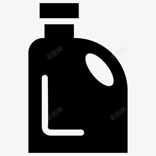 塑料罐一次性瓶液体容器图标svg_新图网 https://ixintu.com 一次性瓶 包装一次性餐具字形图标 塑料包装 塑料罐 水容器 液体容器
