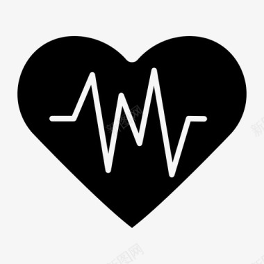 心跳活动脉冲图标图标