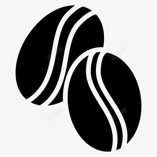 咖啡豆有机咖啡源咖啡图标svg_新图网 https://ixintu.com 咖啡烘焙 咖啡豆 有机咖啡 源咖啡 食物v1字形图标