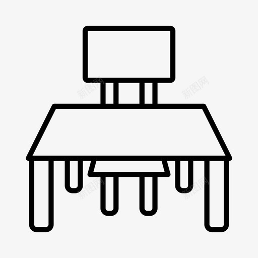 桌椅电器家用电器图标svg_新图网 https://ixintu.com 家用电器 工具 桌椅 电器