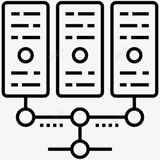 数据服务器数据网络数据存储图标svg_新图网 https://ixintu.com 共享数据中心 数字经济线路图标 数据存储 数据库服务器 数据服务器 数据网络