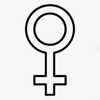 性别符号女性火星图标图标