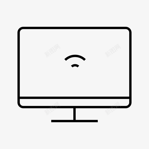 无线显示计算机设备图标svg_新图网 https://ixintu.com 无线显示 智能 物联网轻 硬件 网络 计算机 设备