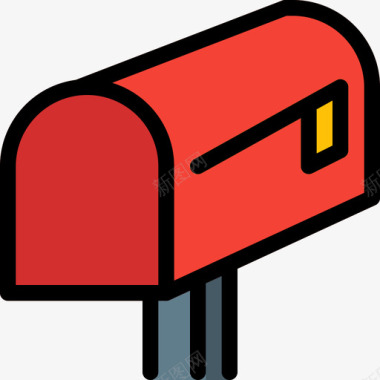 邮箱电子邮件9线形颜色图标图标