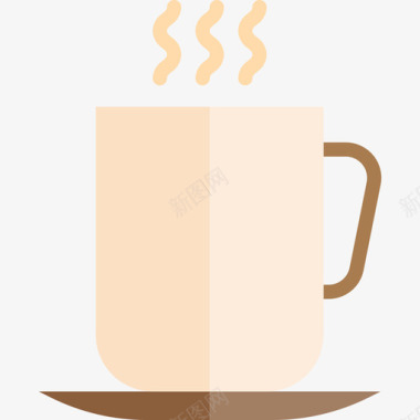 咖啡杯咖啡33扁平图标图标