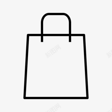 购物袋购物篮电子商务商店图标图标