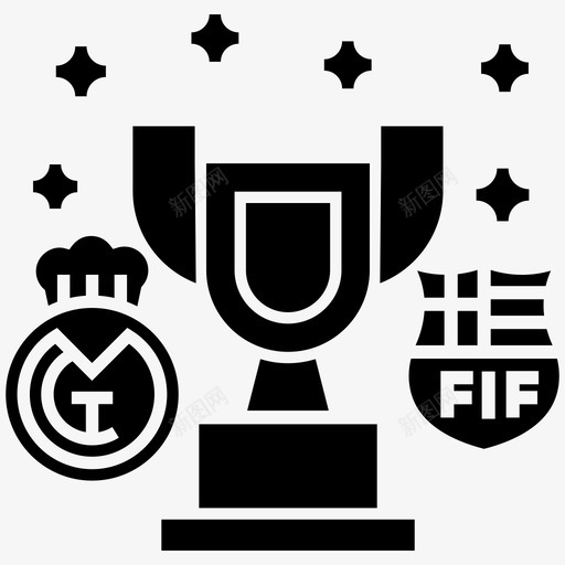 冠军奖杯奖励足球奖杯图标svg_新图网 https://ixintu.com 世界杯 冠军奖杯 奖励 表现奖 足球奖杯 足球标志图标包