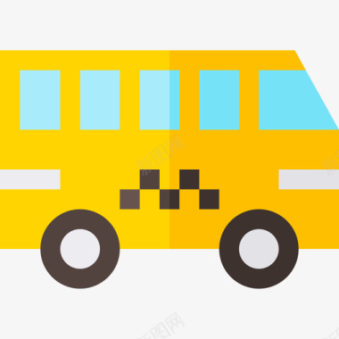 公共汽车出租车服务公寓图标图标