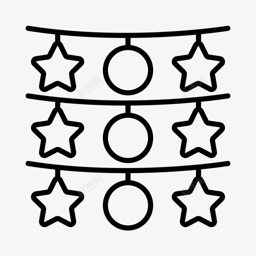 旗帜生日庆祝图标svg_新图网 https://ixintu.com 场合 婚礼 庆祝 情人节 拉旗与生日 旗帜 生日