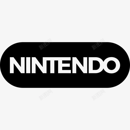 任天堂视频游戏logo6填充图标svg_新图网 https://ixintu.com 任天堂 填充 视频游戏logo6
