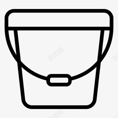 水桶配件浴室图标图标