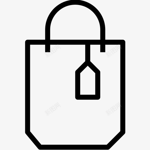 购物袋购物114线性图标svg_新图网 https://ixintu.com 线性 购物114 购物袋