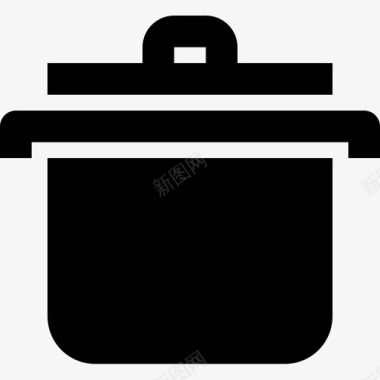 锅烹饪57装满图标图标
