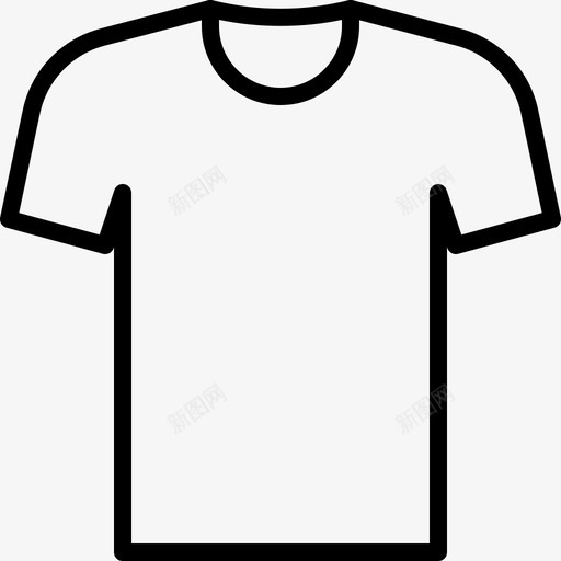 T恤衣服款式图标svg_新图网 https://ixintu.com T恤 时尚款式 款式 衣服