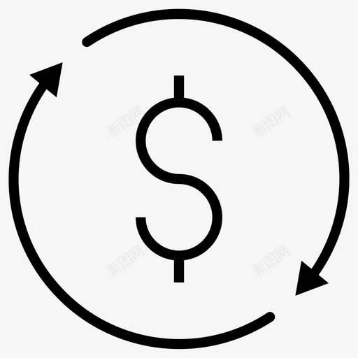 金融投资货币图标svg_新图网 https://ixintu.com 投资 货币 金融
