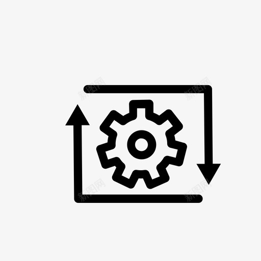 流程行业机制图标svg_新图网 https://ixintu.com 机制 流程 程序 行业