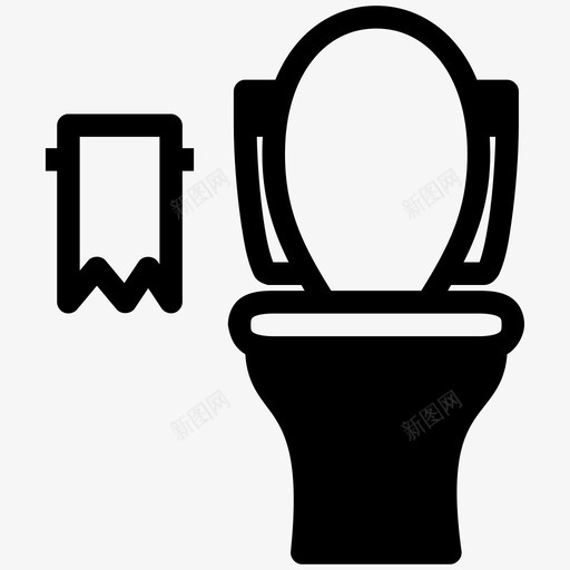 卫生间浴室便便图标svg_新图网 https://ixintu.com 便便 卫生间 支架 水箱 浴室 马桶
