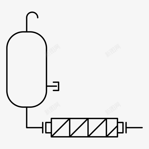 空气混合器符号动态工业图标svg_新图网 https://ixintu.com 动态 压缩机符号 工业 气动 空气混合器符号