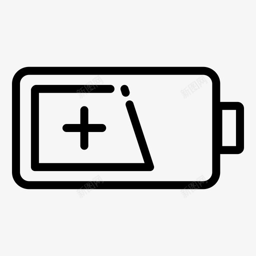 充电电池设备图标svg_新图网 https://ixintu.com 充电 用户界面概述 电池 电话 设备