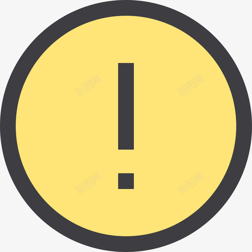 警告基本6线性颜色图标svg_新图网 https://ixintu.com 基本6 线性颜色 警告