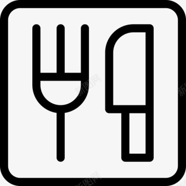餐厅48号餐厅直系图标图标