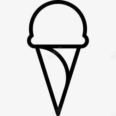 冰淇淋夏季46直纹图标图标
