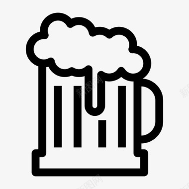 啤酒酒精杯子图标图标