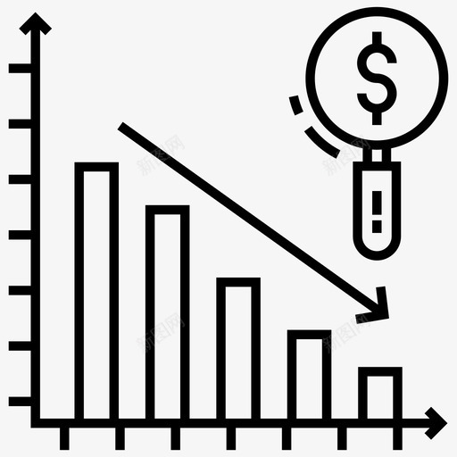 数据监控条形图业务评估图标svg_新图网 https://ixintu.com 业务评估 减少 数据监控 条形图 统计评估 财务和税务行图标 财务监控