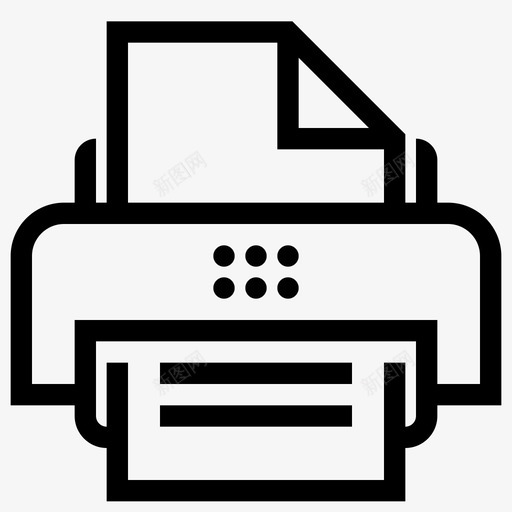 打印工具表格图形图标svg_新图网 https://ixintu.com 图形 平面设计师 打印 打印工具 打印机 表格