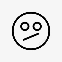不爱抱怨表情迷茫抱怨微笑图标高清图片