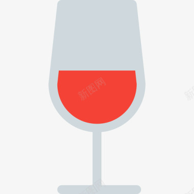 酒杯饮料6杯平的图标图标
