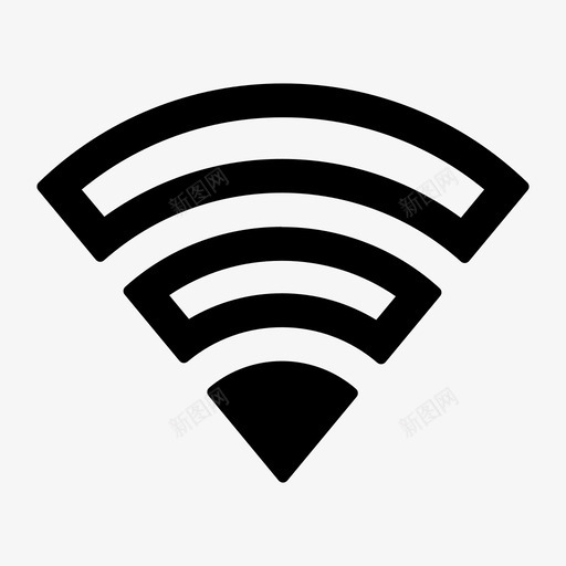 低wifi通信连接图标svg_新图网 https://ixintu.com 低wifi 数字 数字通信 连接 通信