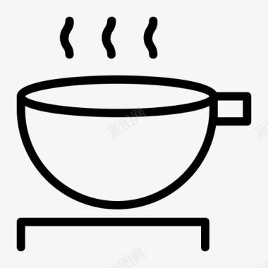 热茶早餐咖啡图标图标