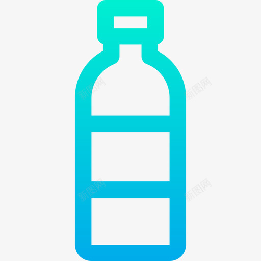 瓶子家居元素7渐变色图标svg_新图网 https://ixintu.com 家居元素7 渐变色 瓶子